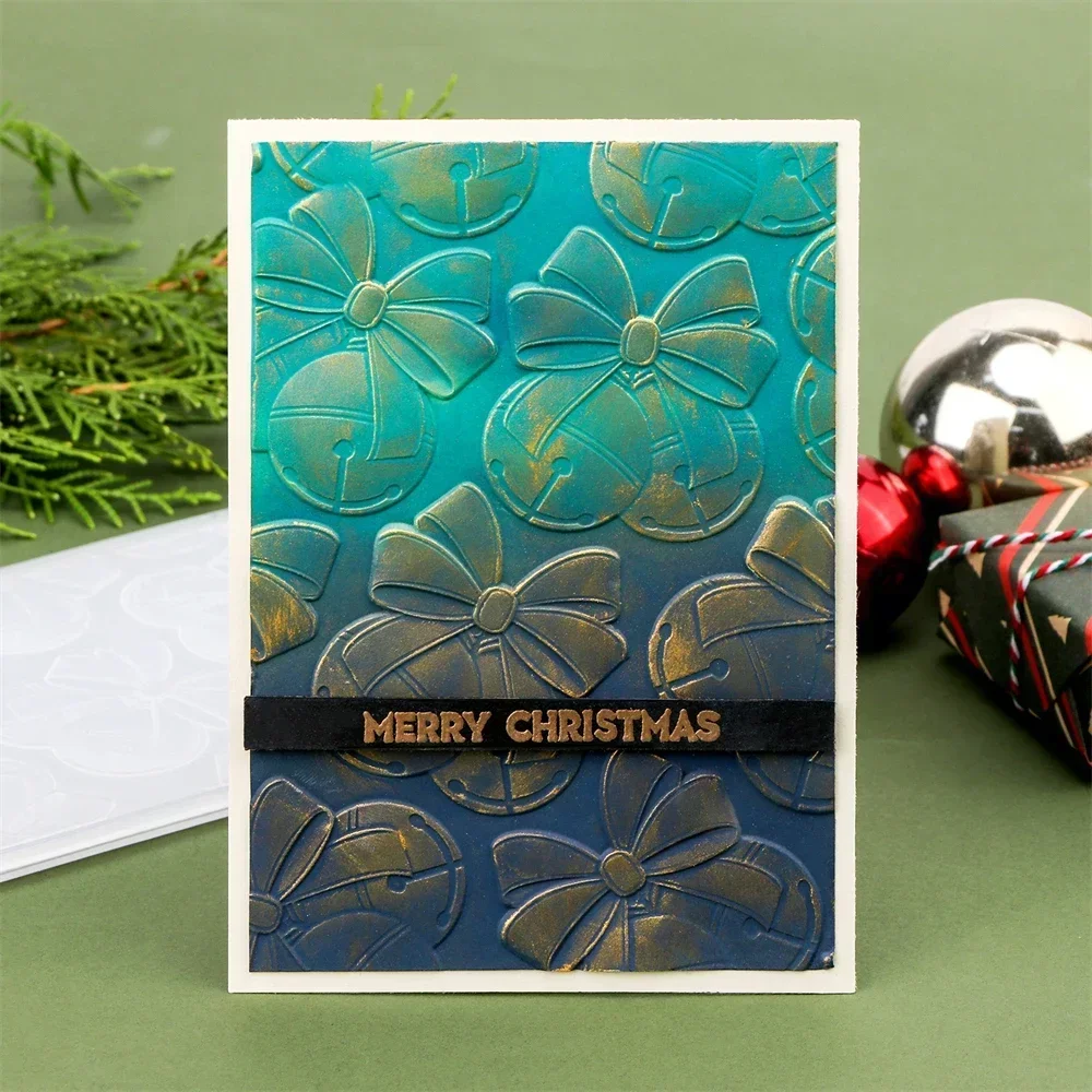 Englische Rosen, Zimtstäbchen und Orangen, 3D-Prägeordner für DIY-Weihnachten, Scrapbooking, Hinzufügen von Texturen, Papierhandwerk, Schablone