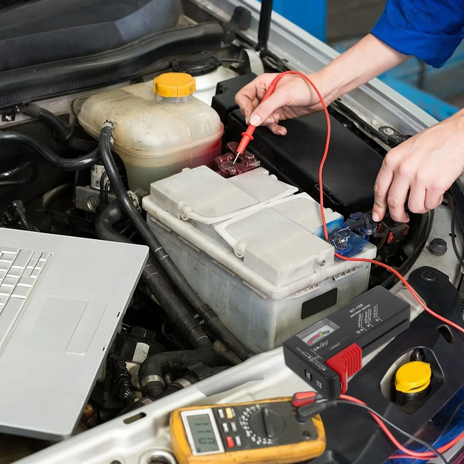 

Tester Universal Checker for Aa Aaa 9V 1.5V Button Read Color Meter Power Level Indicator