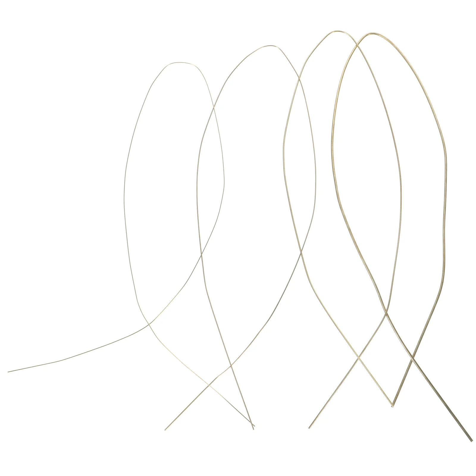 

4Pcs Metal Soldering Wire Sturdy Reliable Texture for Jewelry Making Projects Metal Wire Welding Sticks Rods Welding Rods