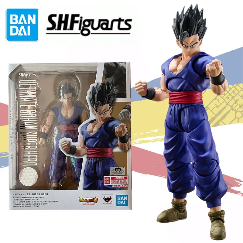 

Bandai Original S.H.Figuarts SHF Dragon Ball Super Ultimate Son Gohan Super Hero Anime Action Figure Finished Model Kit Toy Gift