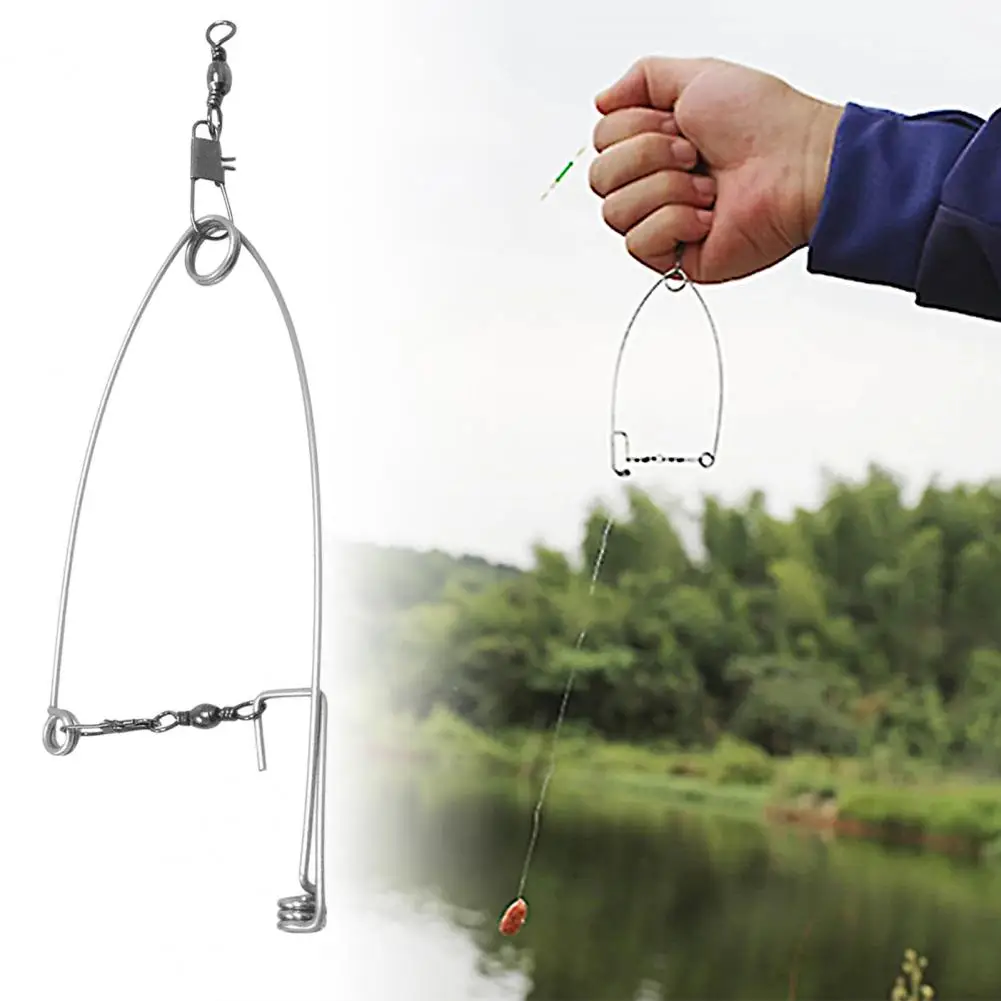 Professional Automatic Fishing Device Versatile Non-Deformed Sturdy Automatic Fishing Gear Spring Fish Hook