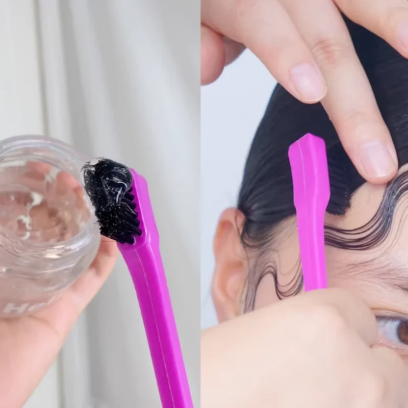 Brush Comb Used for Combing 1Pcs Edge Control and Cutting Hair on The Edges and Back of Women Special for Real Hair Wigs 2026New