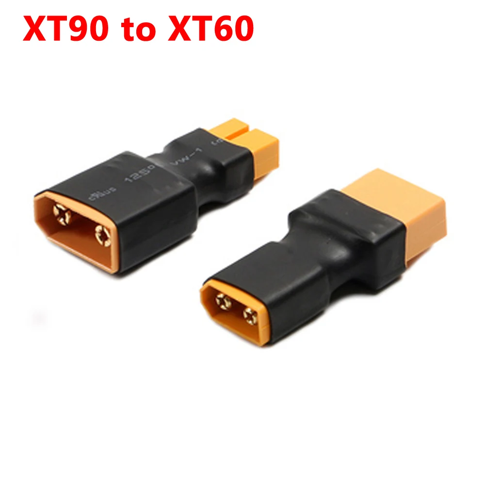 Adaptador de conversión de conector XT90 macho/hembra a hembra/macho XT60 sin cable para piezas de RC Airplane Quadcopter