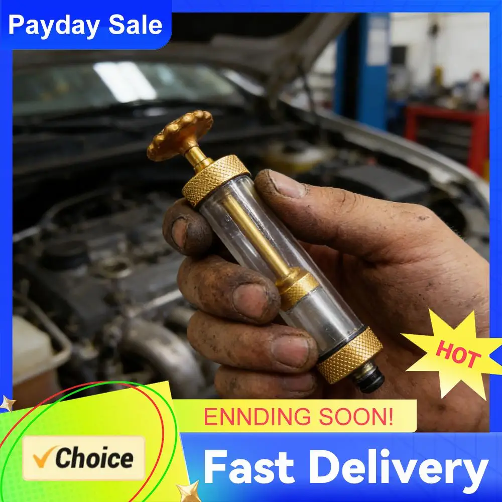 

Automotive Oil Quality Tester Tool Easy To Operate Brass Glass Oil Analyzer for Cars Portable Compact Size DIY Car Maintenance