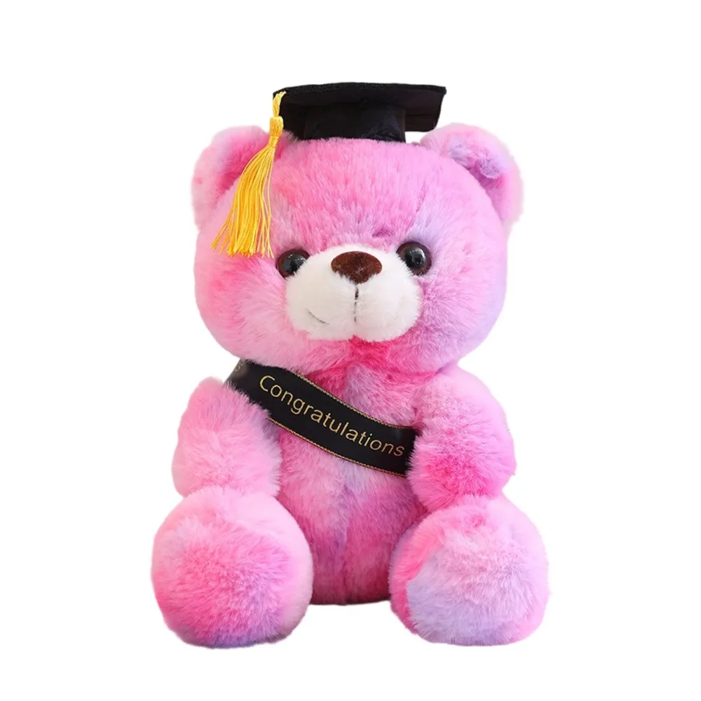 

23CM Creative Soft Graduation Bear Cartoon DIY Doctor Bear Cute Graduate Dolls Graduation
