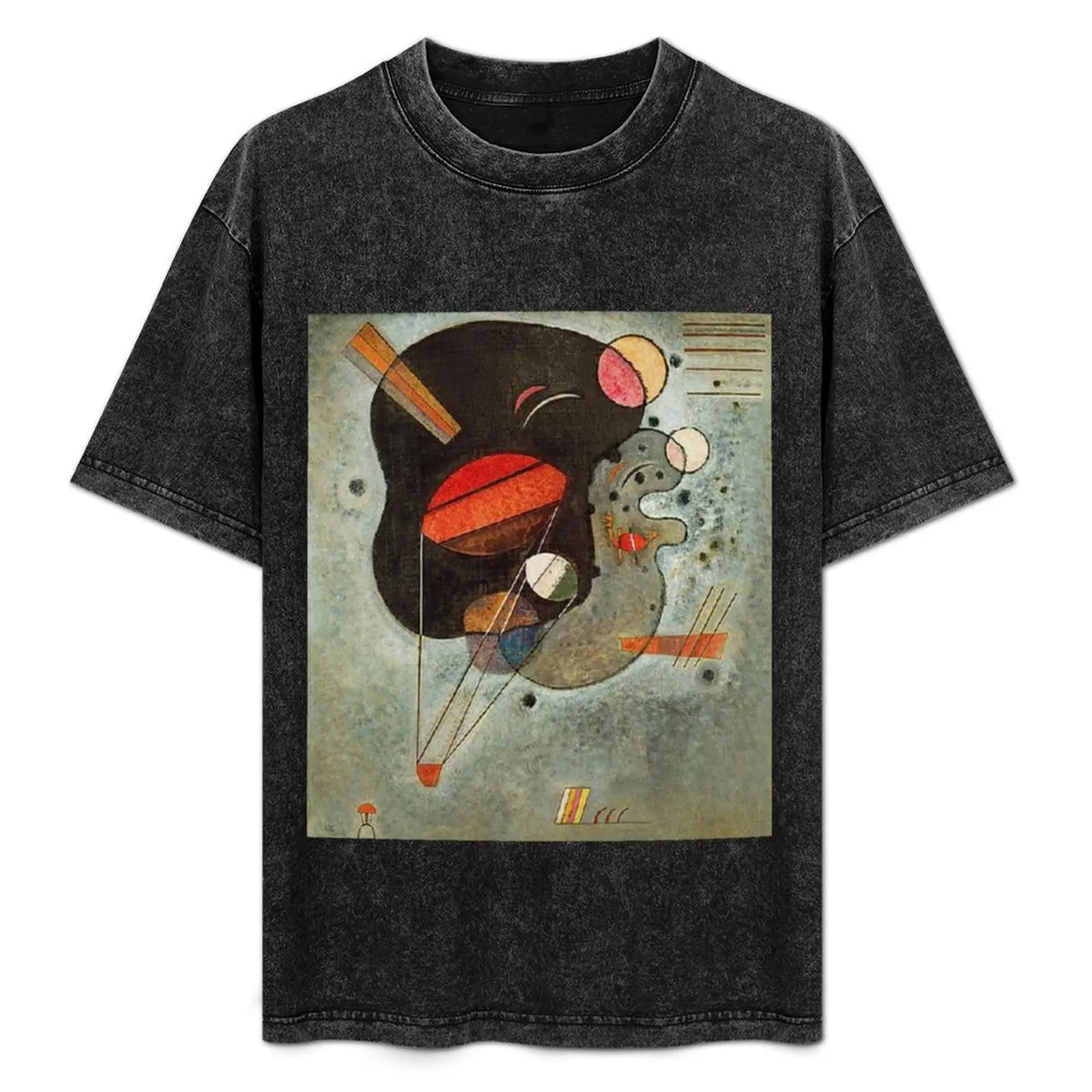 

Vasily Kandinsky Floating Pressure 1931 T-Shirt Casual Street Style Short Sleeve Tee