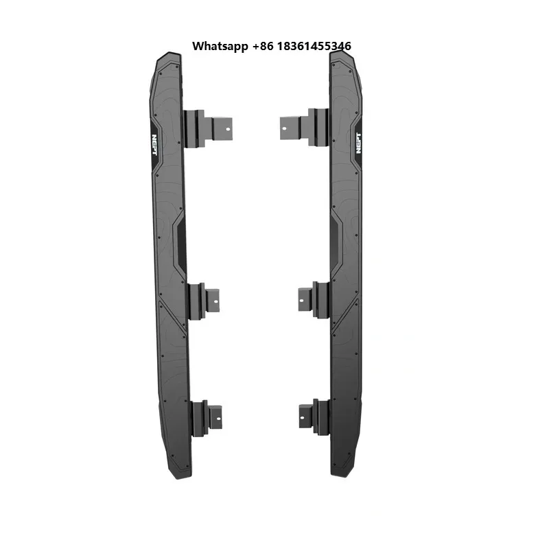For   2021+ 4x4 Pickup  Sliders NEPT Heavy Duty Aluminum Car Side Step Pedals