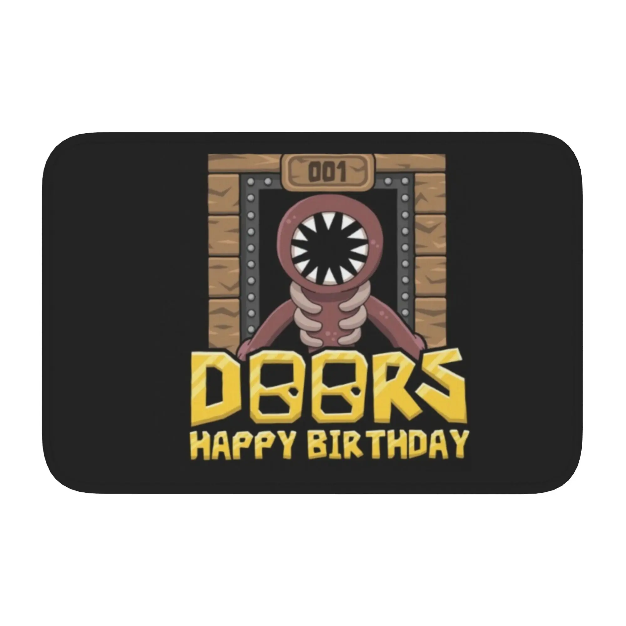 Custom ur,Doors Ambush Horror Game  Doormat Anti-Slip Entrance Kitchen Bathroom Floor Door Mats  Garage Rug Carpet Footpad