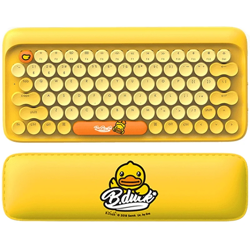 

Lofree Little Yellow Duck Wireless Bluetooth Mechanical Keyboard Girls High-looks Office Portable Keyboard