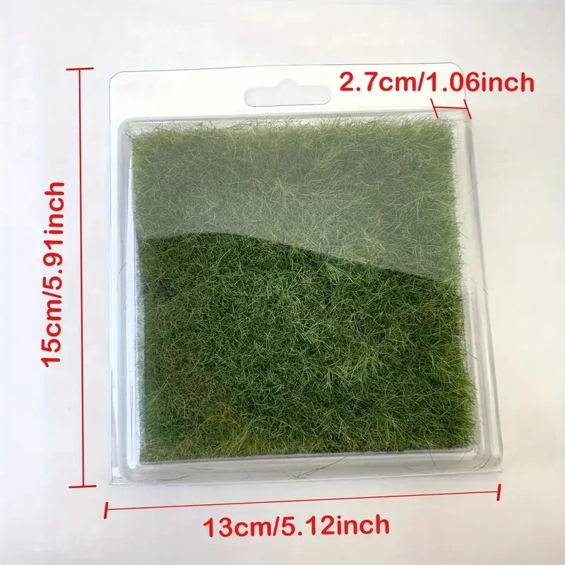1/32-1/64 Scale ไม่สม่ําเสมอมือฉีกขาดหญ้า ClustersRealistic Terrain ชุด Faux Moss สําหรับ HO N 3D การสร้างแบบจําลองฉากรถไฟ