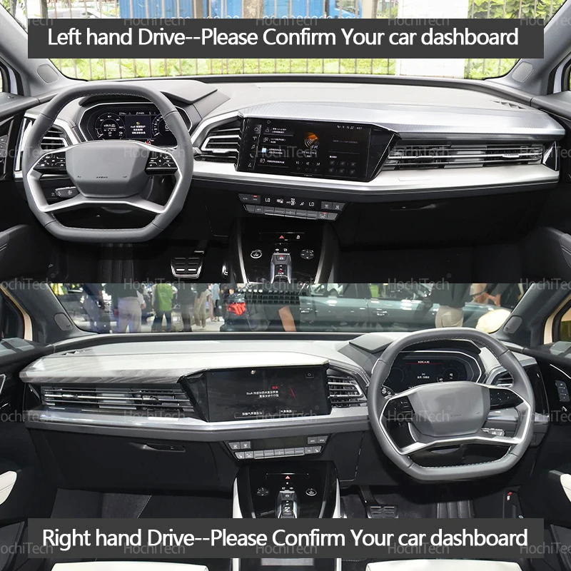 Car Dashboard Cover Avoid Light Pad Instrument Platform Cover Mat Carpet for Audi Q4 e-tron etron 2022 2023 2024 LHD RHD