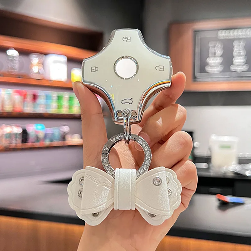 Для Dongfeng eπ007 E α008 DFSK 2024 2025 2026 Чехол для ключей от автомобиля Брелок-держатель Автомобильный пульт дистанционного управления Чехол Защитный чехол с пряжкой