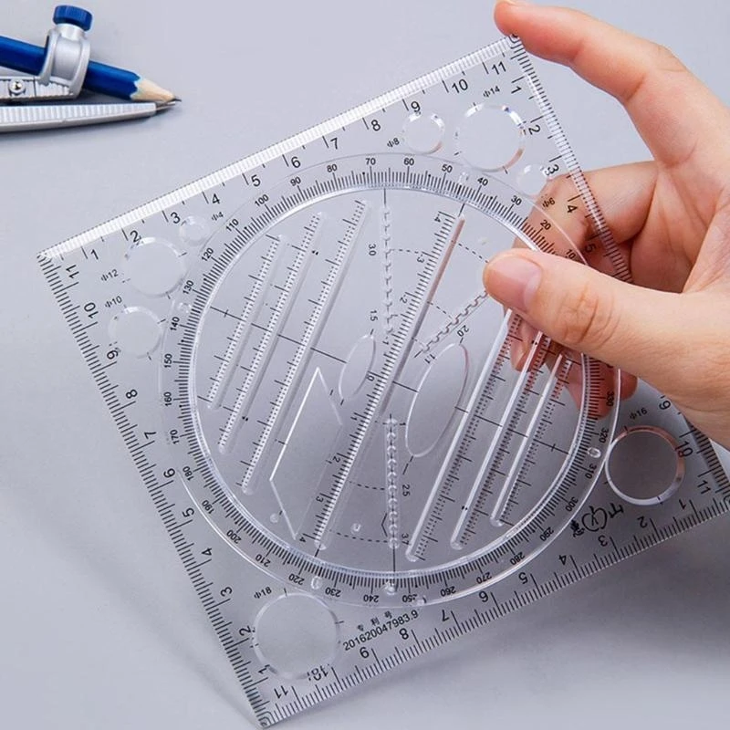 Circle 360 gradi Drawing Ruler e Circle Maker Geometric Drawing Ruler Best Sale