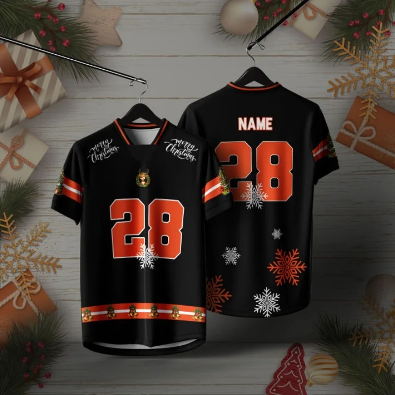 

3D Printed Christmas Snowflakes T Shirt For Men Women Customized Pattern T-Shirts Summer O-Neck Street Tops Short Sleeve Tees