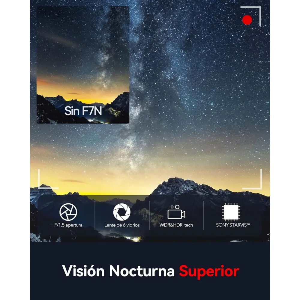 كاميرا REDTIGER F7N 4K داش أمامية وخلفية، كاميرا مدمجة WiFi GPS 4K+1080P مزدوجة داش للسيارات، كاميرا داش بشاشة 3.18 بوصة، 170 ° واسعة #6