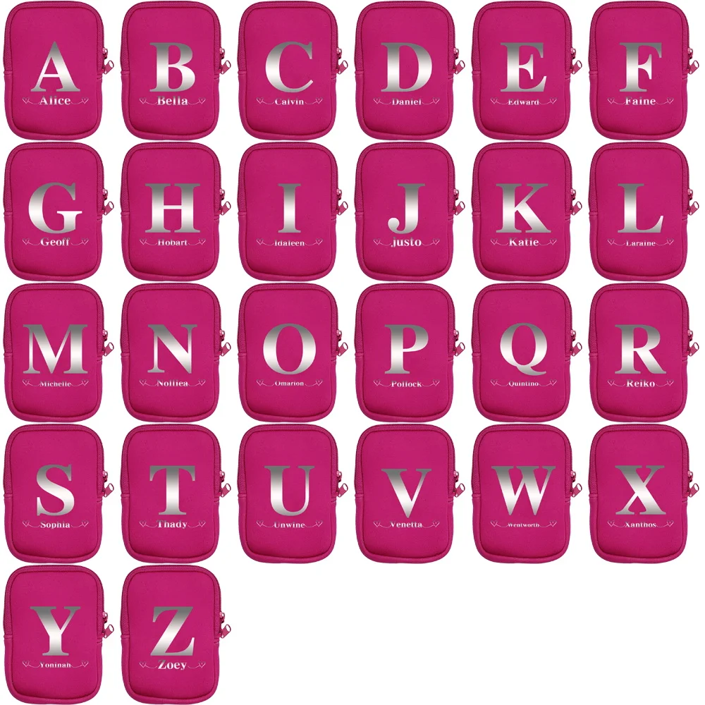 اسم مخصص يده أكياس زجاجات المياه المحايدة الملحقات في الهواء الطلق الرياضة كوب ماء المعصم الحقيبة سستة حقيبة التخزين الصغيرة #3