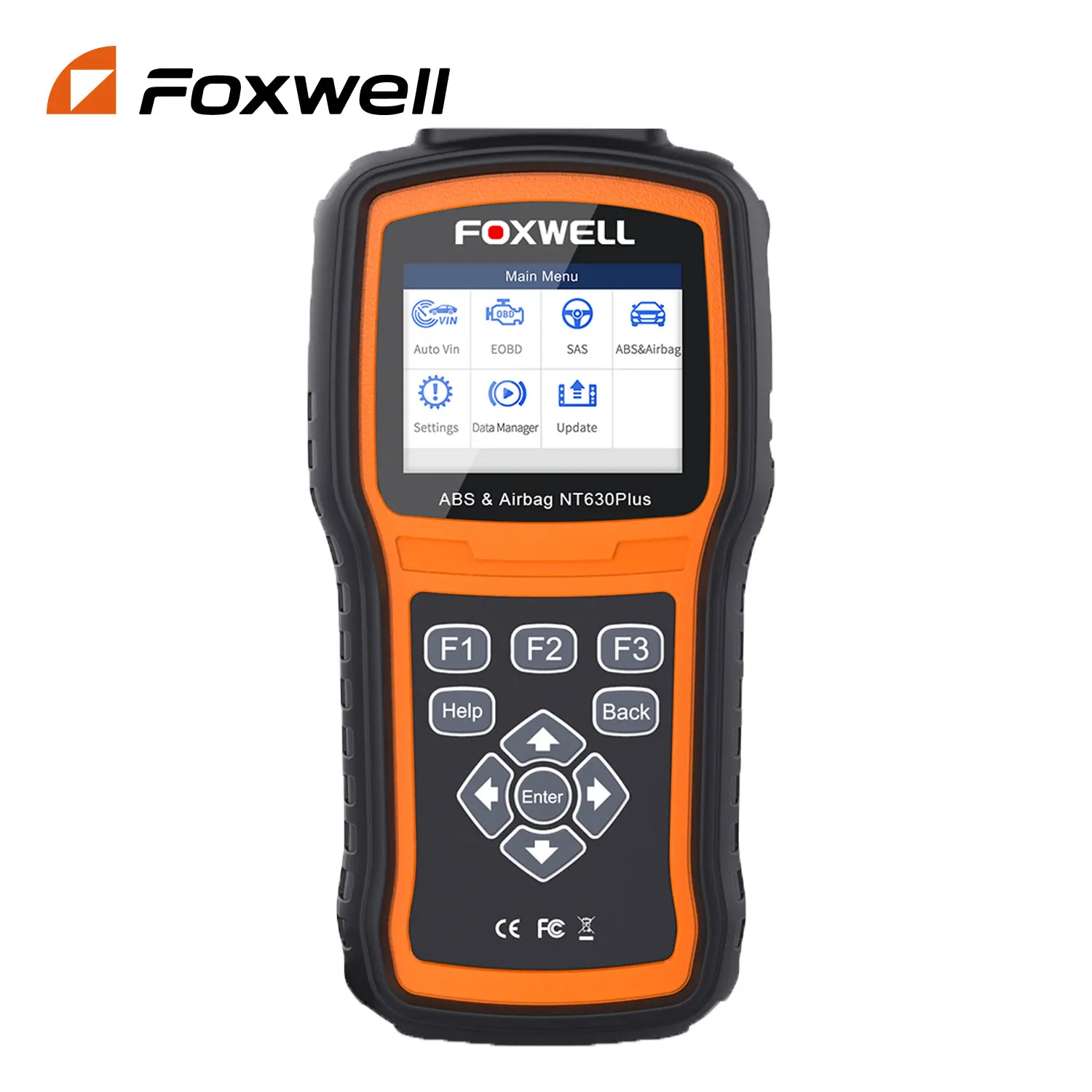 Сканер Foxwell NT630 Plus OBD2 для двигателя ABS SRS Safety SAS EPB диагностические инструменты с автоматическим считывателем...