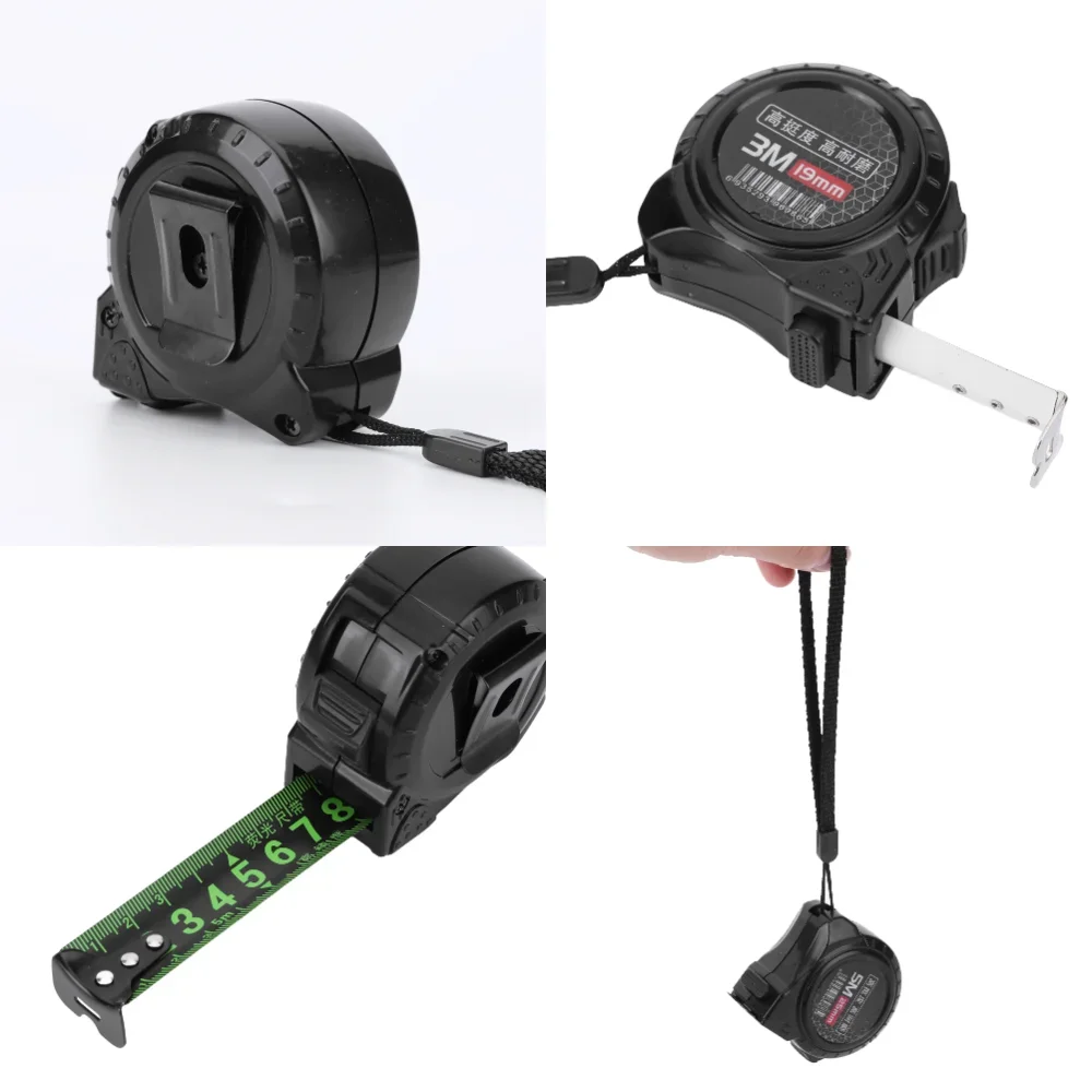 3M/5M/7.5M/10M أدوات النجارة شريط القياس قابل للسحب المحمولة عالية الدقة شريط القياس سميكة ومقاومة للاهتراء #6