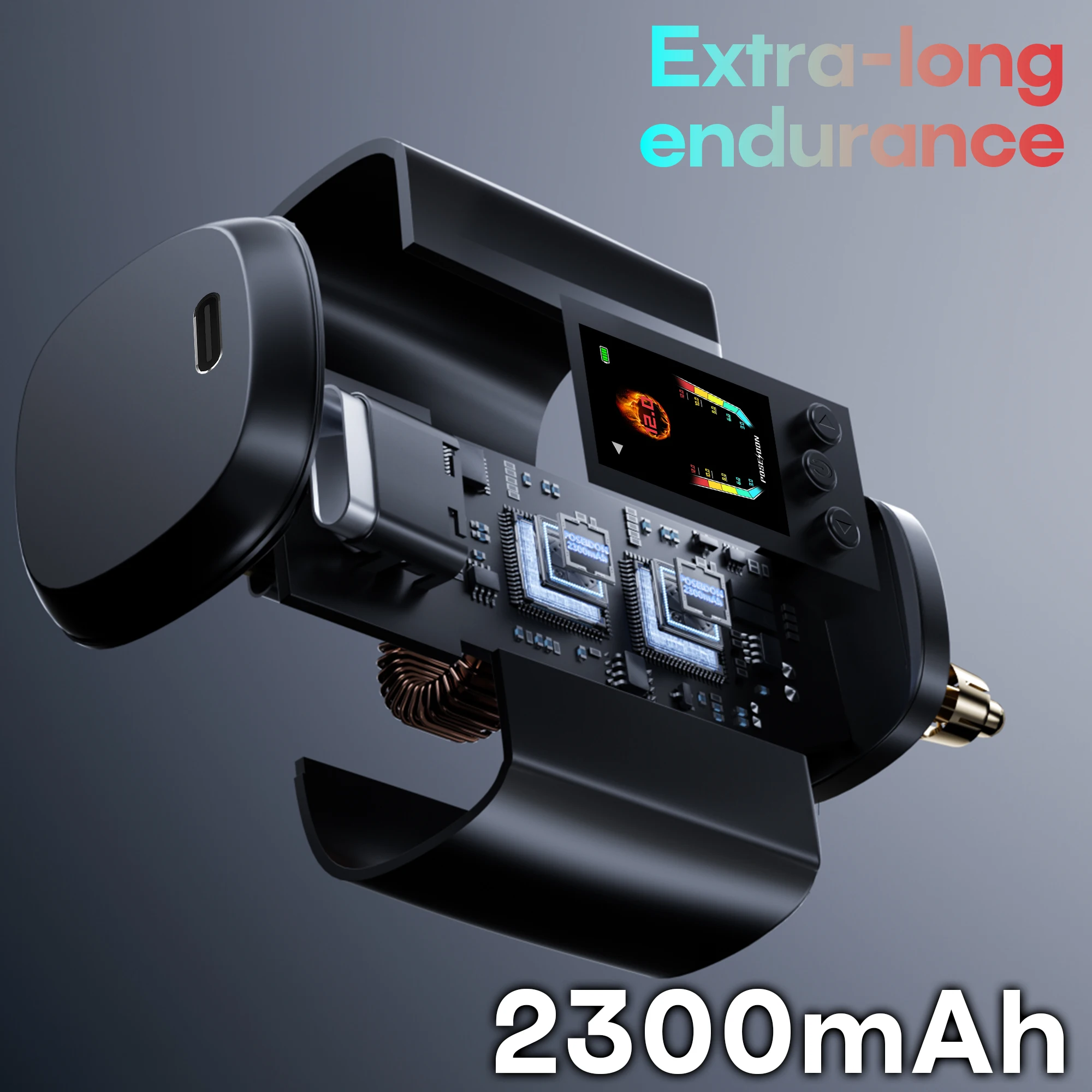 Tattoo Kit POSEIDON V5 Color Screen Tattoo Pen Kit For Permanent Makeup Tattoo Machine Wireless Tattoo Power Supply Tattoo Kit