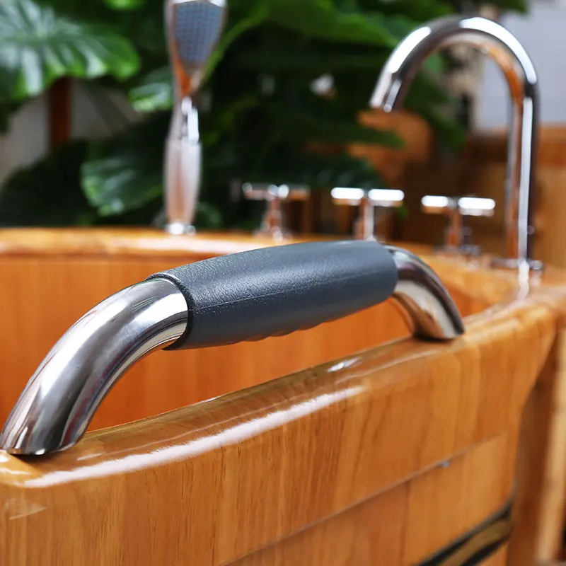 Eimer für Erwachsene, Holzeimer, Badewanne mit Wasserhahn, Holzeimer