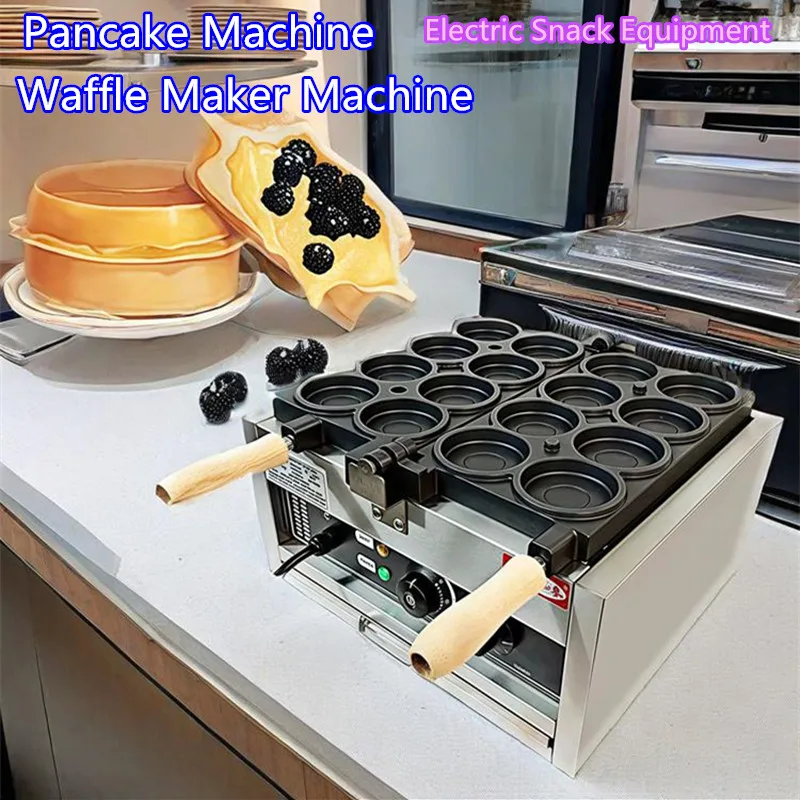 

Waffle Maker Machine Pancake Makers Stainless Steel Cast Aluminium Non-Stick 8 Slices Red Bean Cake Machine / Pancake Machine
