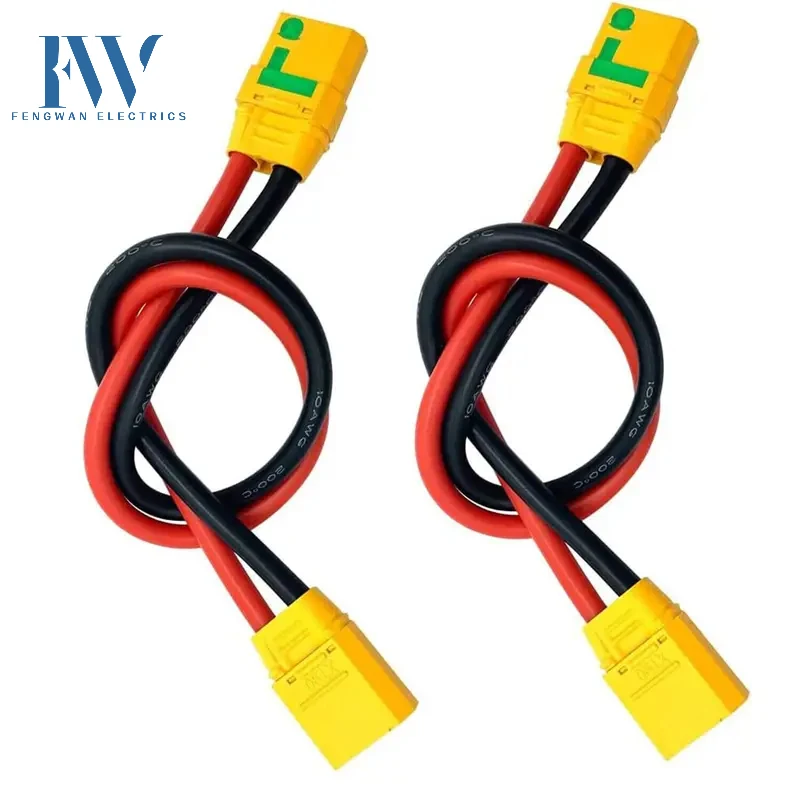 1PCS XT90-S Anti-Spark Female to XT90 Male Extension Cable Silicone 8AWG 10AWG for Aircraf