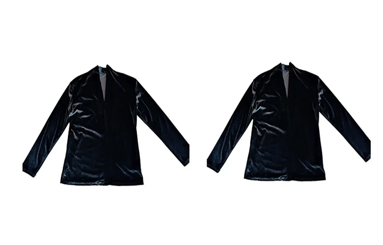 Retro Velvet Shirt For Men Spring Autumn V-neck Long Sleeve Versatile Top Light Luxury Vintage Mature Shirts Streetwear XJ38