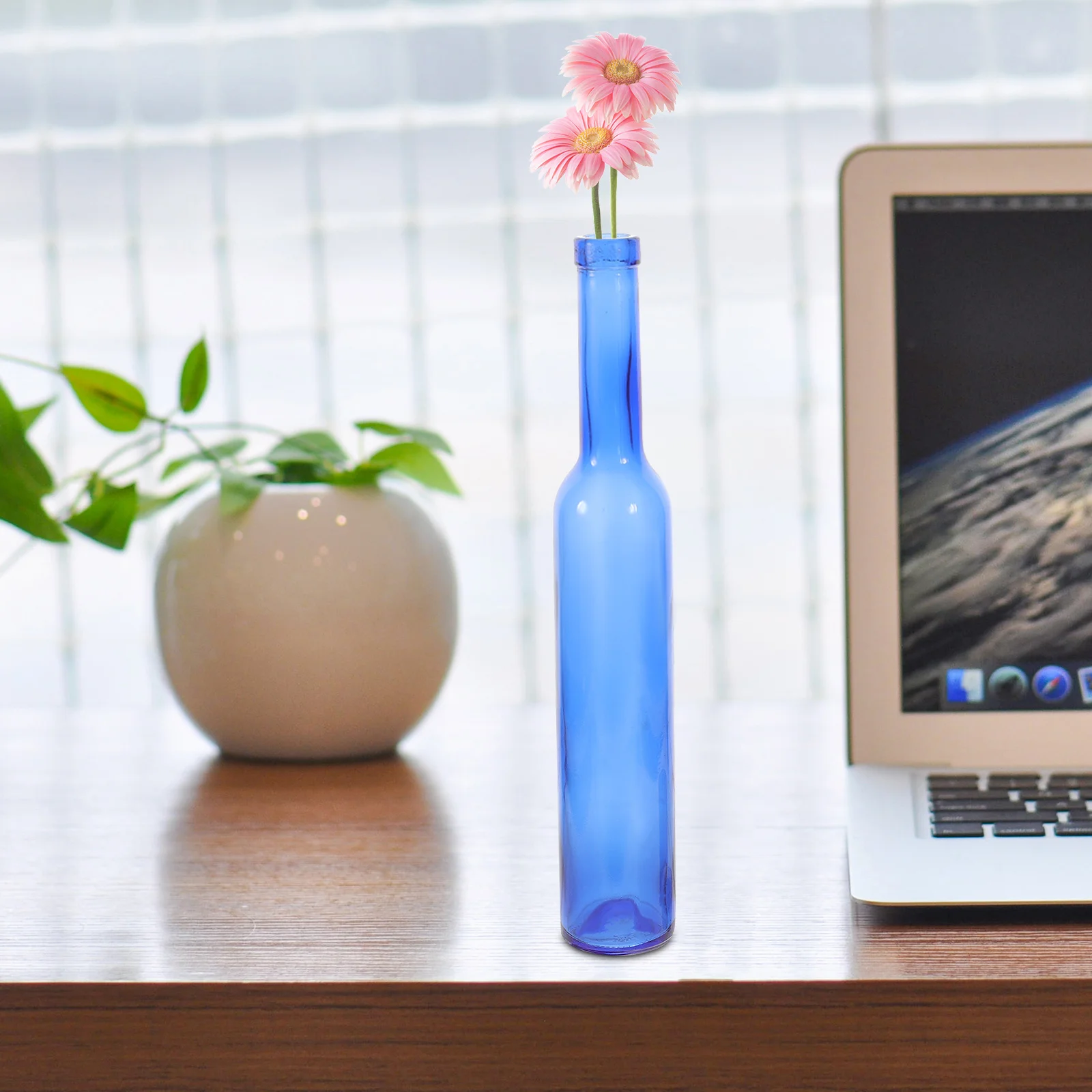 

2Pcs Glass Wine Bottles Empty Glass Bottles for Liquor Juice Decorative Vase Multifuntional Empty Wine Bottle Juice Bottle