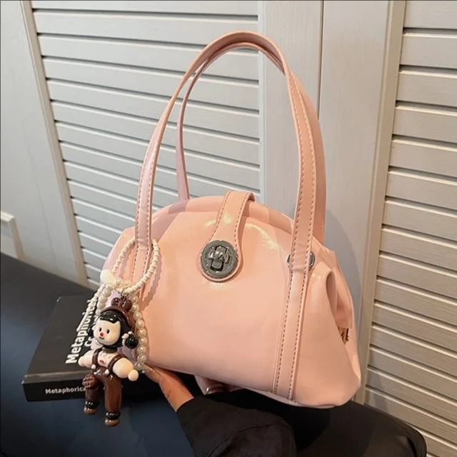 

2025 Summer Unique Shell Bag for Women Versatile Shoulder Crossbody Fashionable Handheld Tote Minimalist Chic