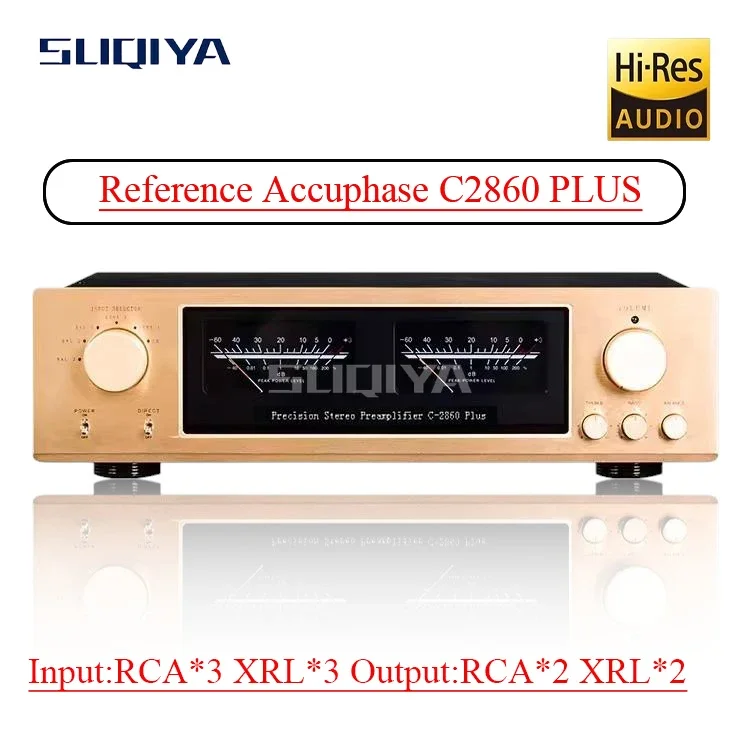 SUQIYA-Reference Accuphase C-2860 Plus مضخم صوت منزلي متوازن بالكامل مضخم HiFi مع جهاز تحكم عن بعد