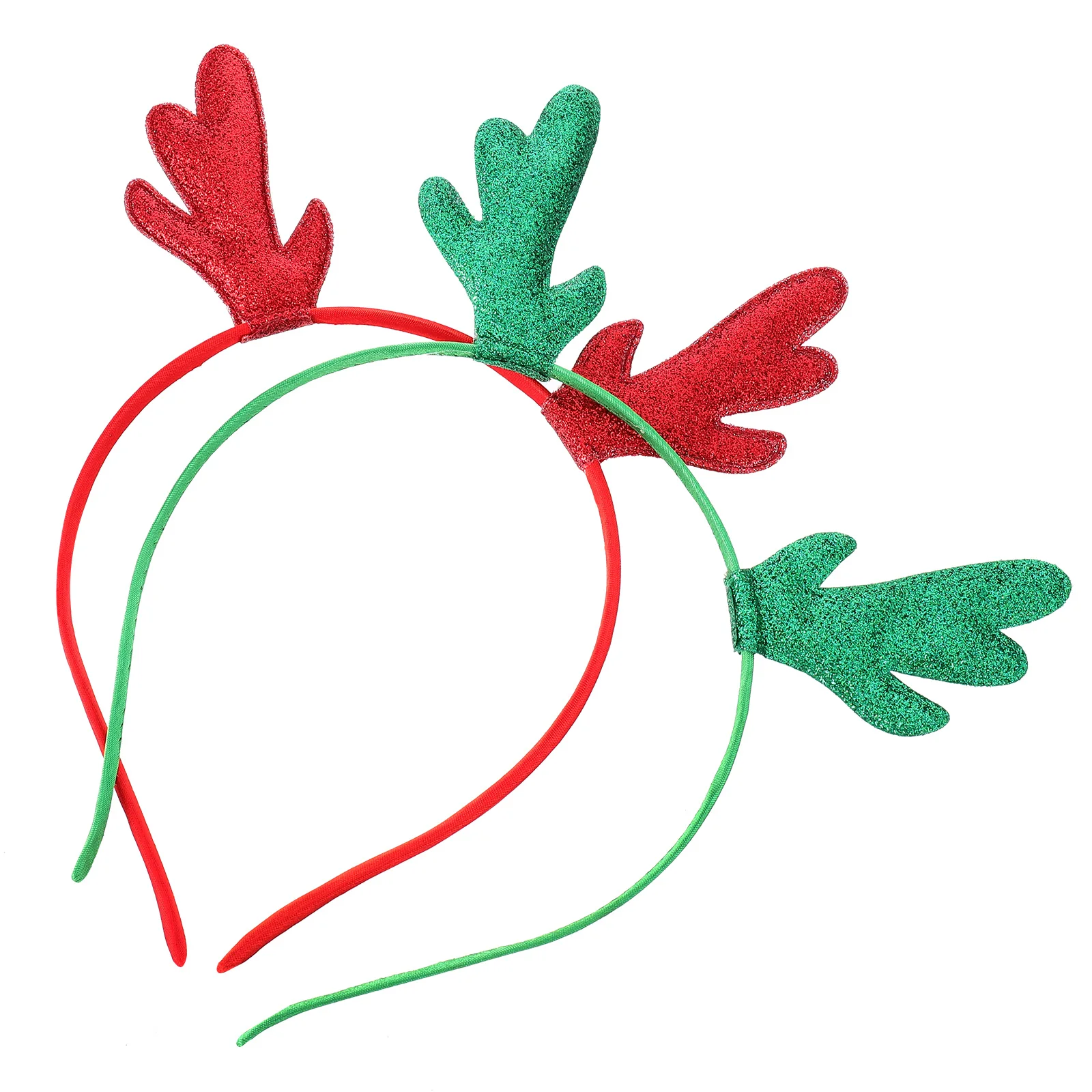 

4Pcs Antler Headb Lightweight NonFading Christmas Hair Accessories Xmas Headdress Hoop Clasp Party Decorations