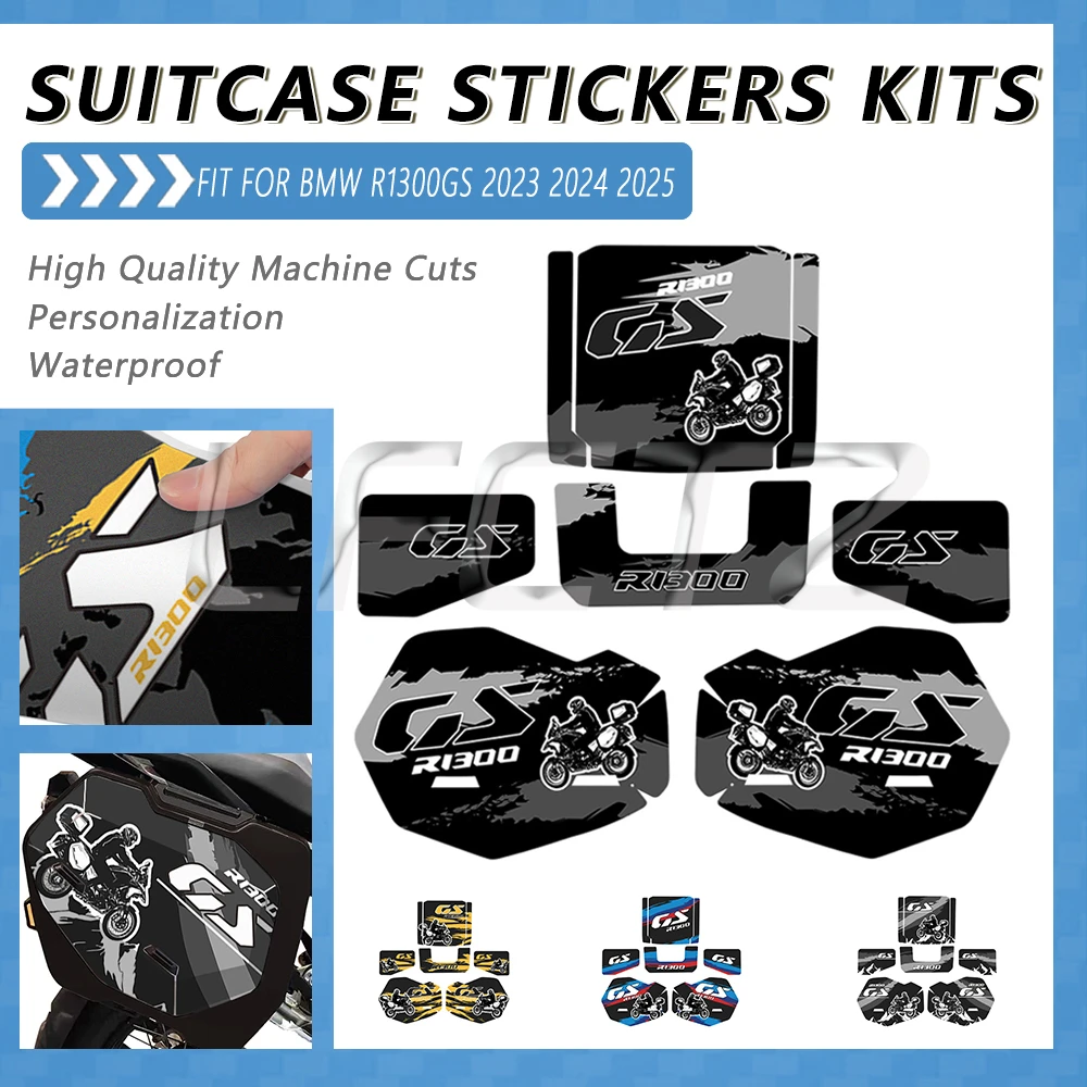 Fit for BMW R1300GS R 1300 GS R 1300GS 2023 2024 2025 Motorcycle Vario Trunk Sticker Luggage Suitcase Stickers Decor Decals Kit