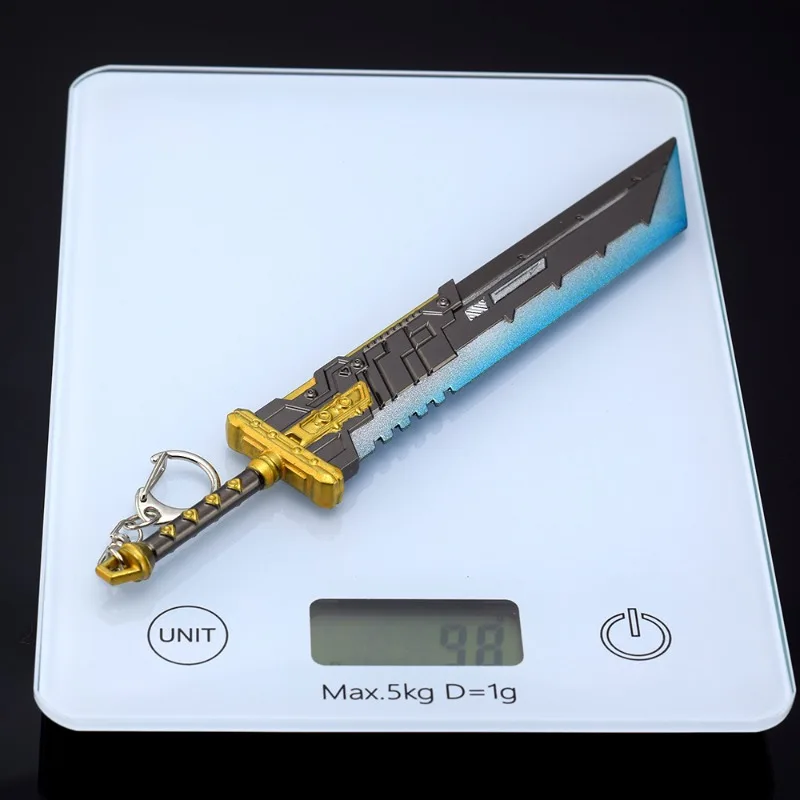 Apex Heirloom Weapon FF7 Remake Cloud Buster Sword Game llaveros de Metal, modelo de espada, colecciones periféricas, muñecas, juguetes, regalos, 21cm