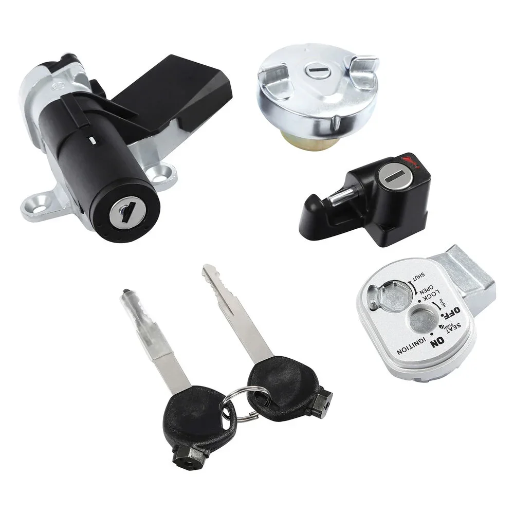 For Honda NPS50 Ruckus 50 2006-2017 Ignition Switch Gas Cap Seat Lock Key Fits