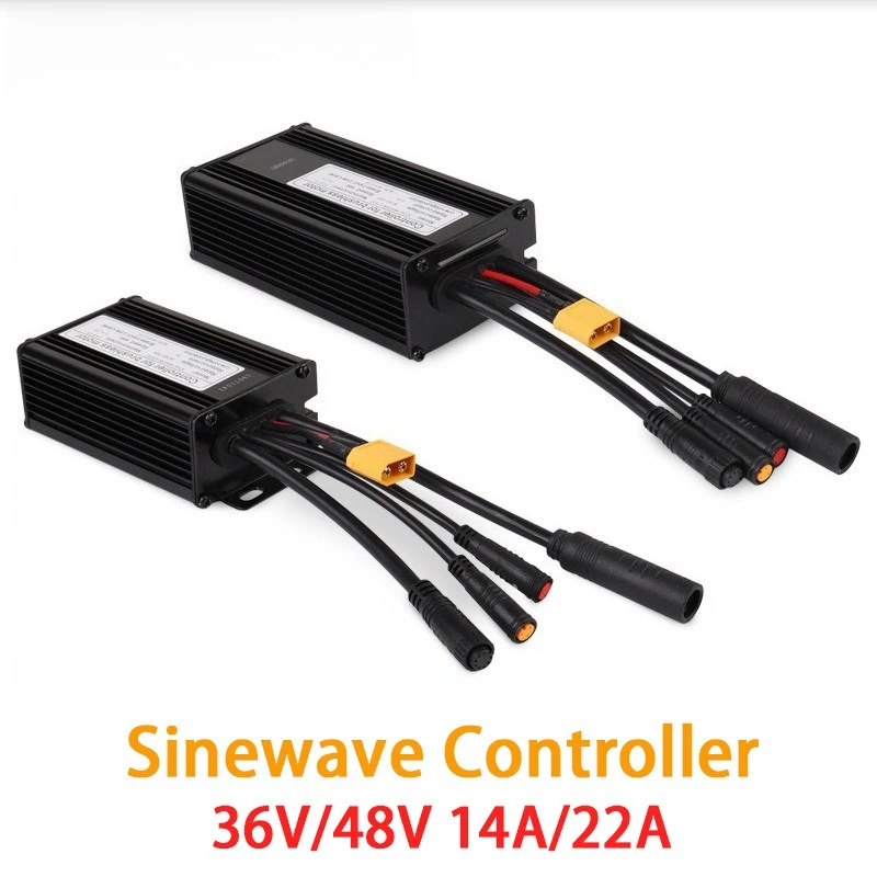 

36V 48V 250W/14A 500W/22A Electric Waterproof Controller 9 Tube Sine Wave Controller