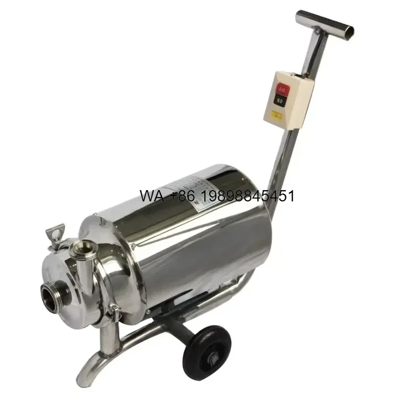 Wmwmnu for Stainless Steel Food Grade Liquid Transfer Pump Sanitary Centrifugal Pump for Beverage Wine Alcohol Milk