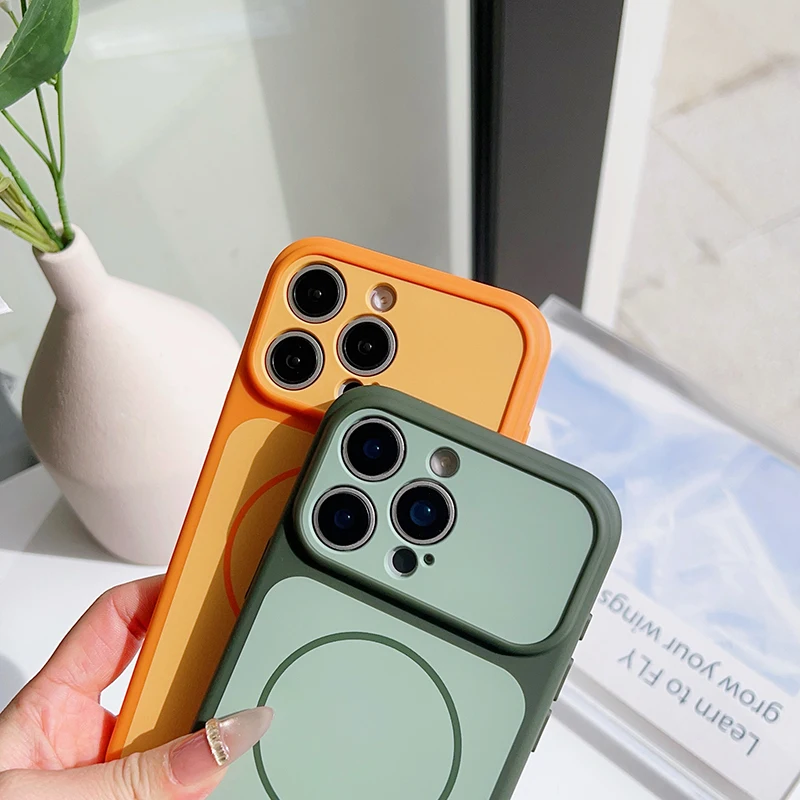 Portable And Minimalist Wireless Charging Phone Case For IPhone 17 Pro Max 13 14 15 16 Anti Drop And Shock-Absorbing Protective view 4