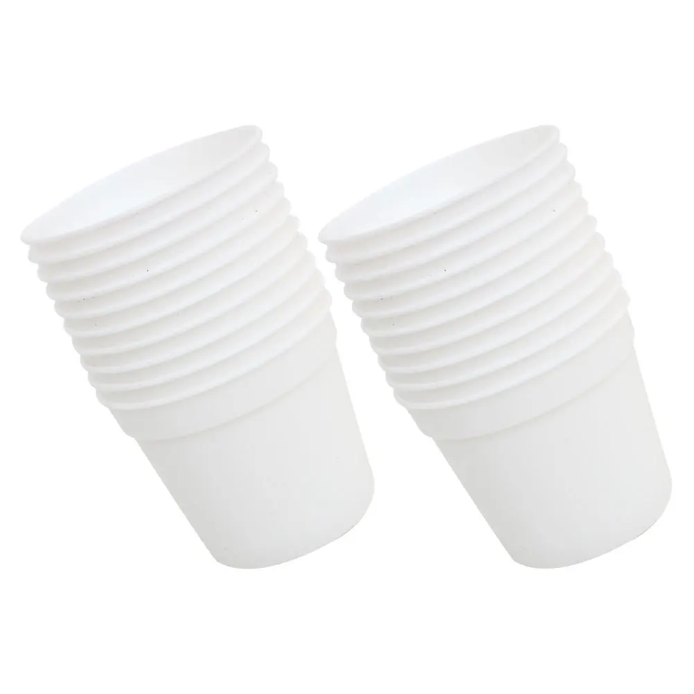 

24pcs Succulent Pots Plastic Round Planters With Drainage Holes For Garden Decor Nursery Flowerpots Household Plants Container