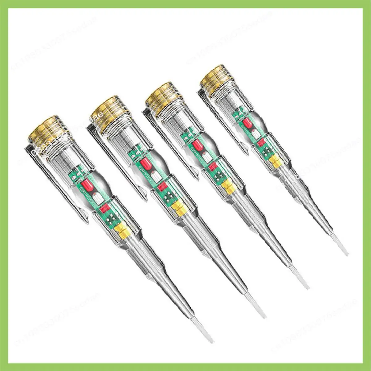 Y19A 4PC インテリジェント誘導電力電圧検出器ペン 24-250V 回路テスター電気ドライバーインジケーター電気技師
