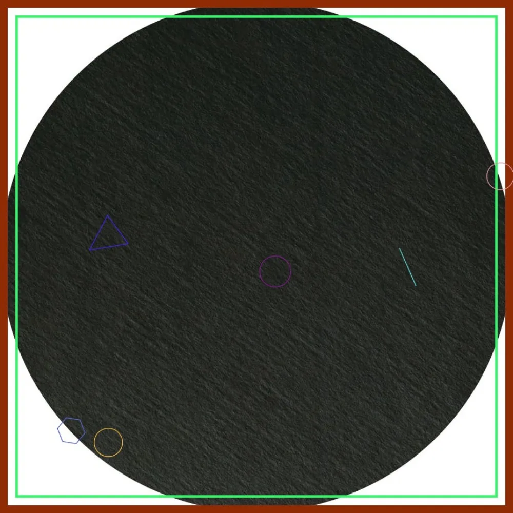 

Набор из 500 круглых двусторонних подставок для стаканов, 4 дюйма, черные, для дома и офиса