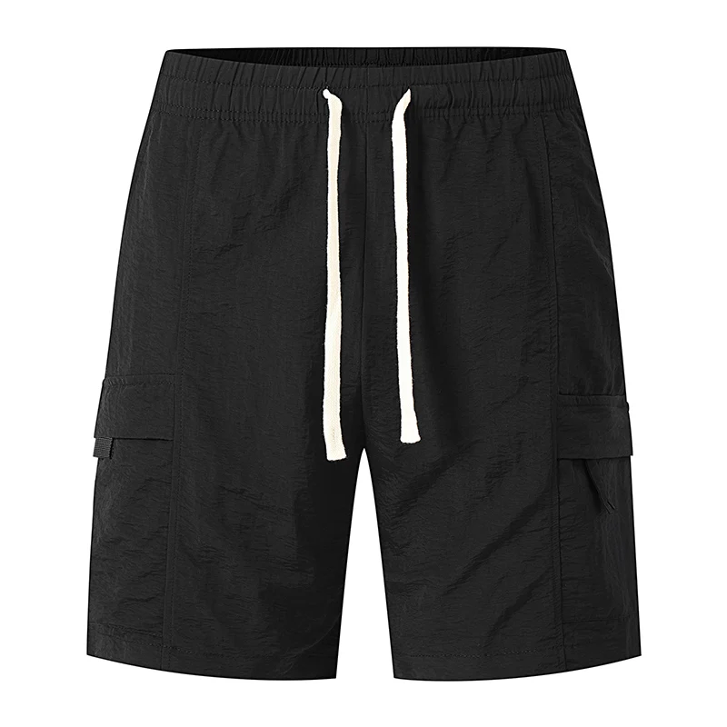 Celana Pendek Kasual Pria Celana Olahraga Fashion Katun Pria Bersirkulasi Musim Panas Celana Pendek Elastis Pantai Bermuda Pria Pakaian Pria Ukuran Besar