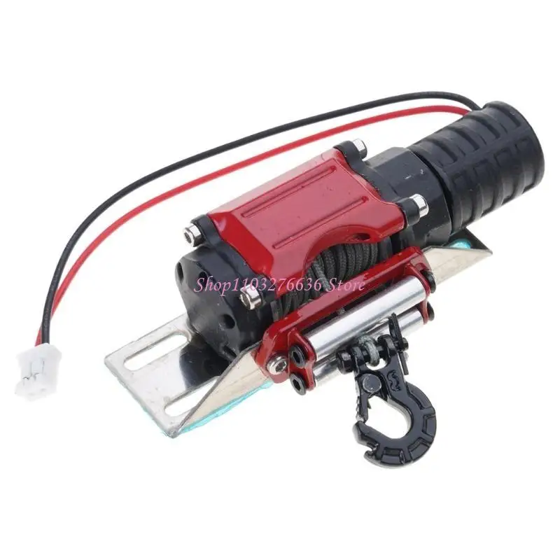 R6FD 1:10 RC auto cablata automatica simulata verricello in metallo Sostituisci per SCX10 90046