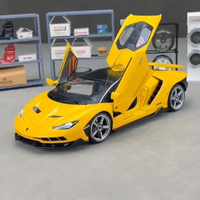 1:18 Lamborghini Centenario LP770-4 Alloy simulation supercar die-casting metal sound and lightAdvanced Collection  Car Models