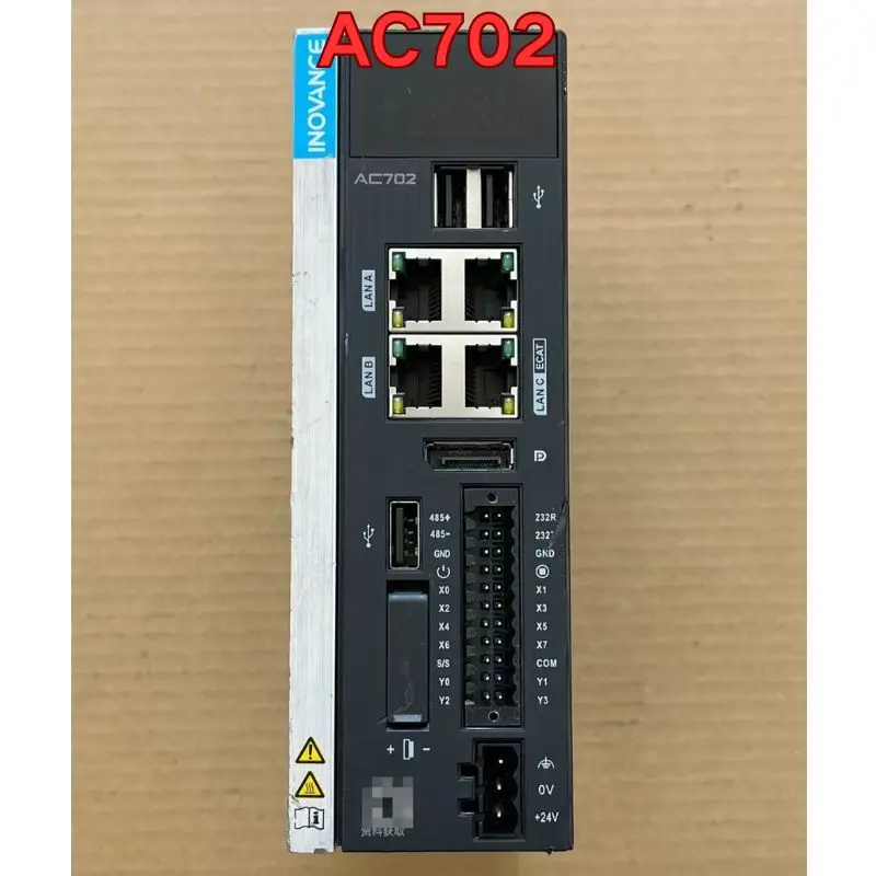 Second-hand AC702 PLC controller function test is normal