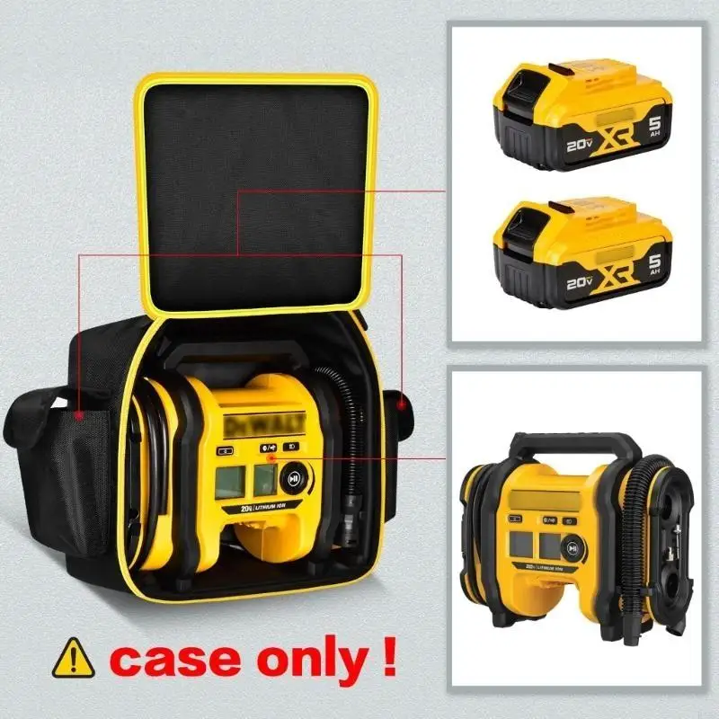 

Air Compressor Carry Bag with Pocket for Cordless Tool Tire Inflator