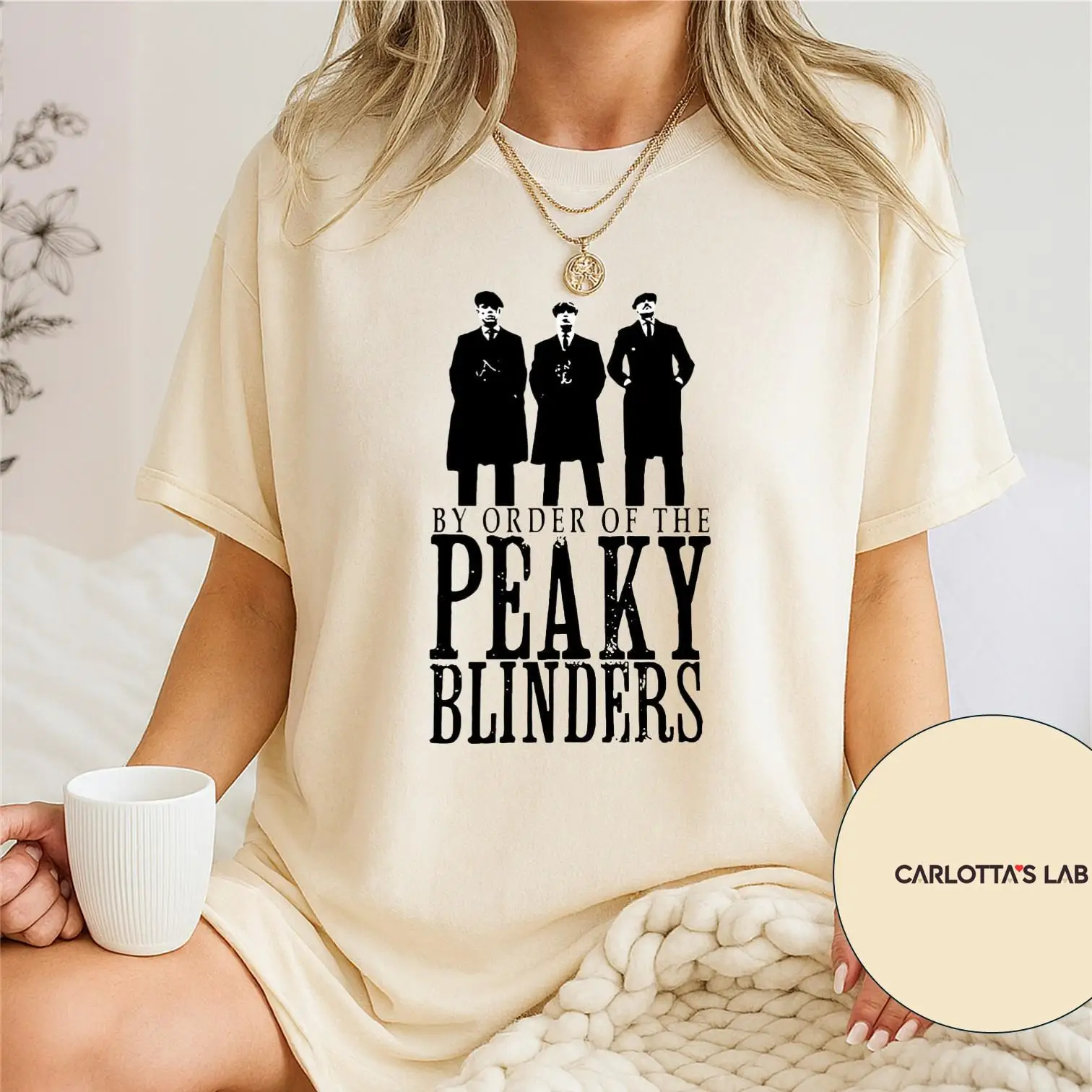 Camiseta Peaky Blinders, Camiseta de Tommy Shelby, Programa de TV Icónico, Verano 2026, Camiseta Extra Grande de Algodón Y2K de Moda de Lujo para Hombre y Mujer