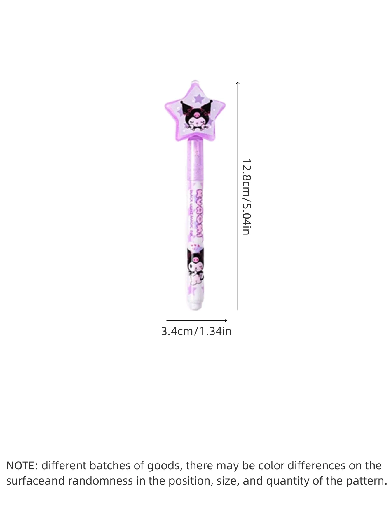 2 Stück Kuromi Cinnamon Roll Unsichtbare Fluoreszierende Marker UV-Licht-Stifte My Melody Secret Pen Geschenke für Schüler – Detail 2