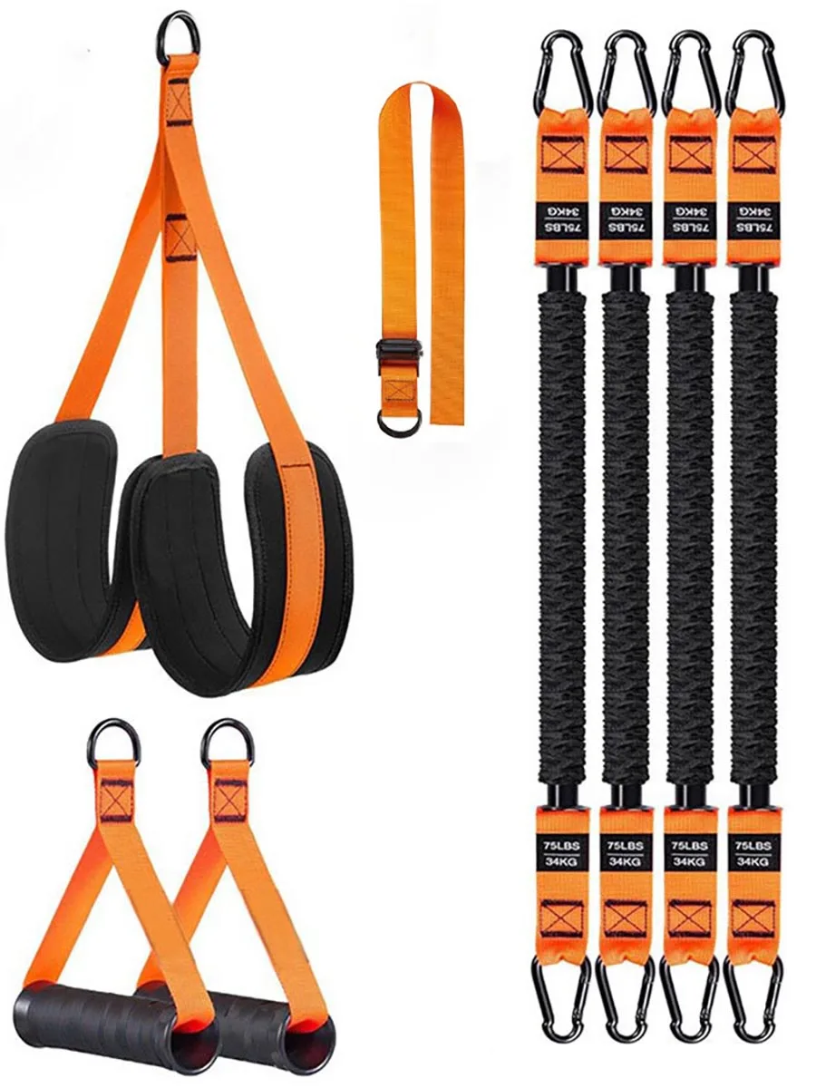 Klimmzug-Hilfe-Bänder-Set, Widerstandsband für Klimmzüge, Unterstützung für Männer und Frauen, zum Aufhängen, Training, Chin-up, Workout, Körperdehnung – Detail 7