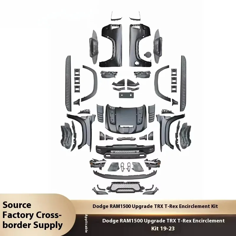 Factory hot salesFor  RAM1500 Body Kit Upgrade with  T-Rex Car Fenders Plastic Material Body Kit