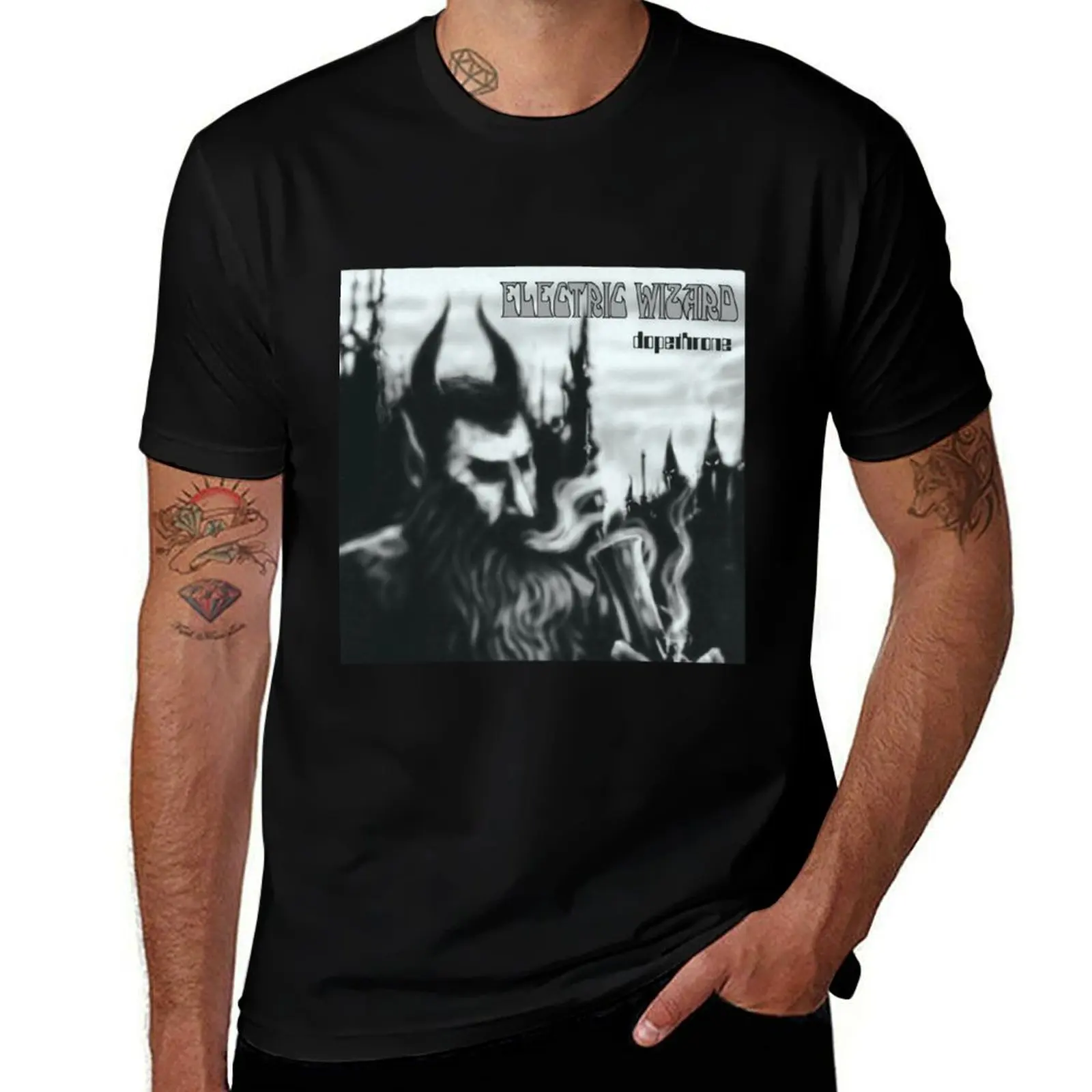 Electric Wizard - Baphome T-Shirt Fashion Graphic Tee for Men T-Shirt